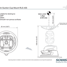 Load image into Gallery viewer, SCANSTRUT Suction Cup Mount  RLS-405
